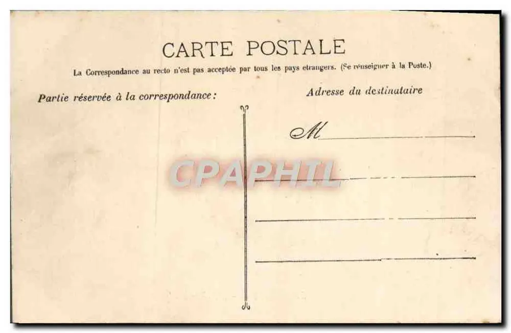 Marselha - A Porta de Aix — editor desconhecido, n° 27 - Verso