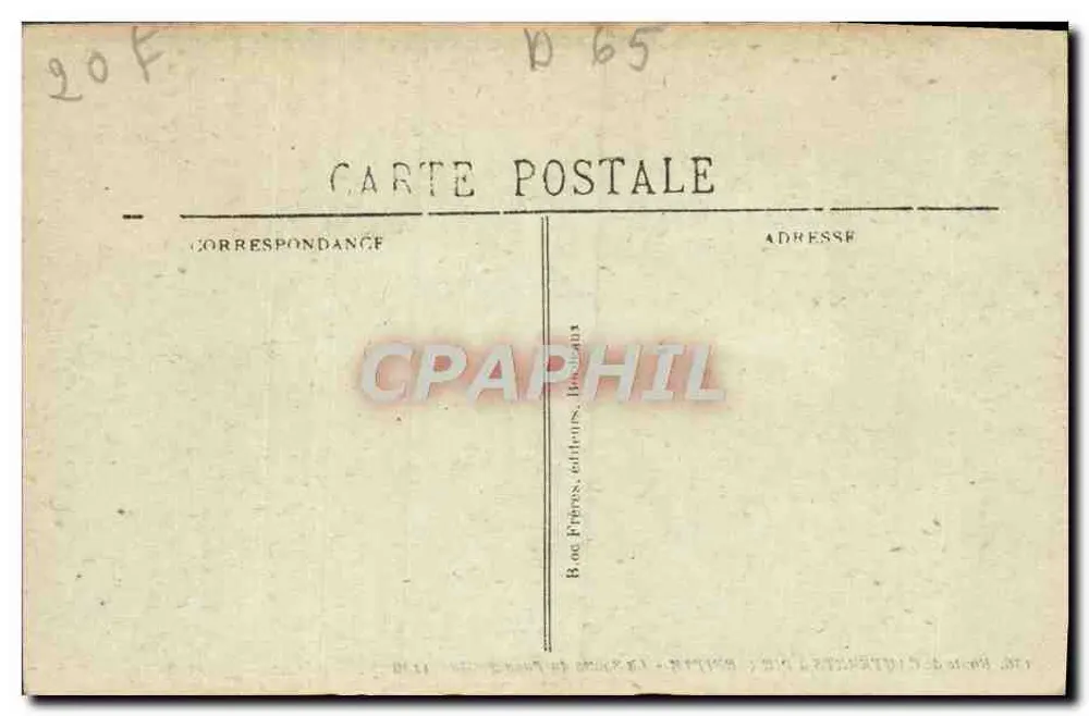 Rodovia de Cauterets a Pierrefitte - Saída do Túnel - n°136 - Verso