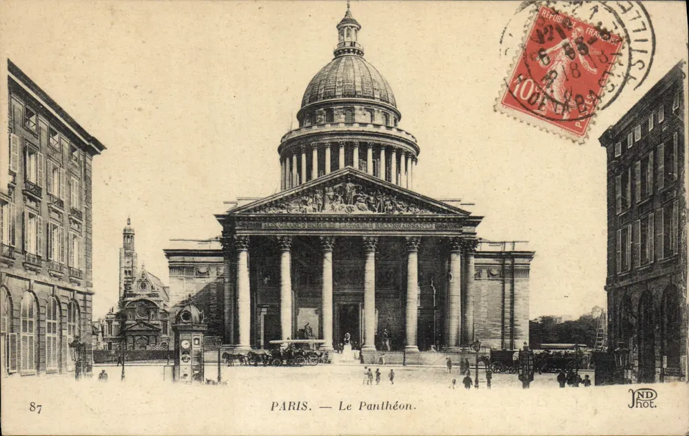 Paris — A Vista do Panteão — JND Phot. - Frente