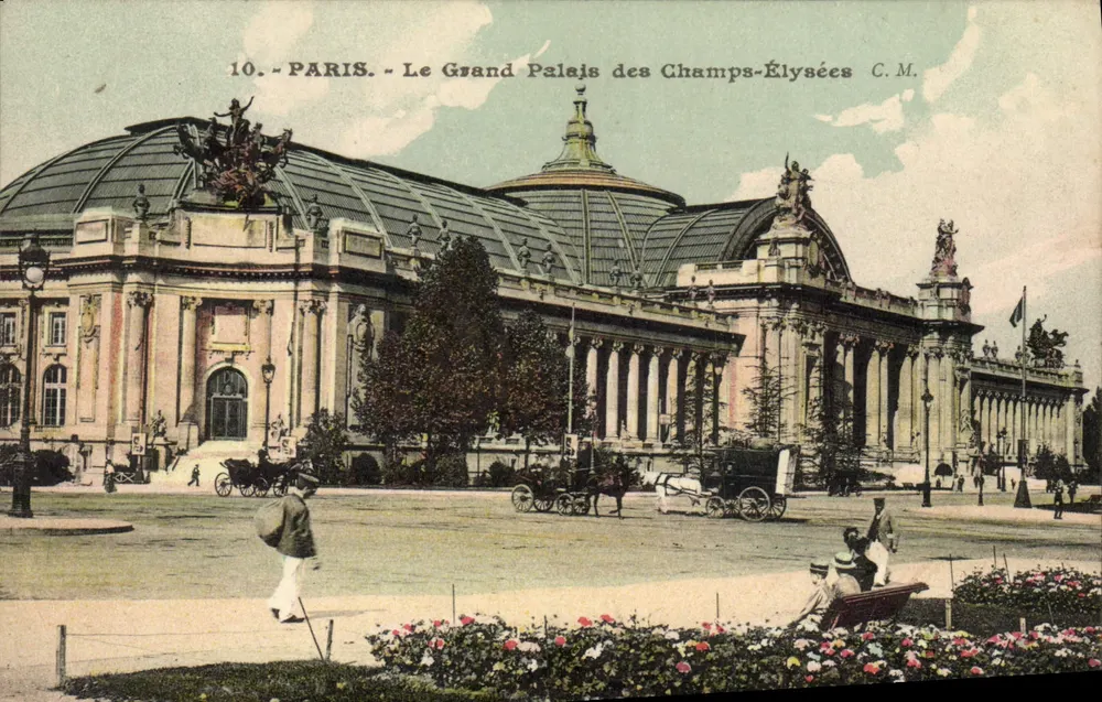 Paris — Der Grand Palais der Champs-Élysées — C.M. n°10 - Vorderseite