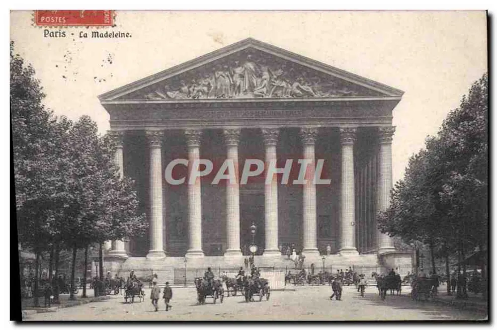 Paris - La Madeleine — editor desconhecido, número de série não visível - Frente