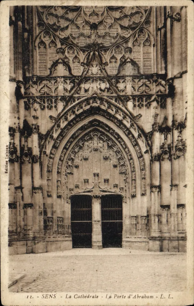 Sens - A Catedral - A Porta de Abraão - Edição Lafiten - Frente