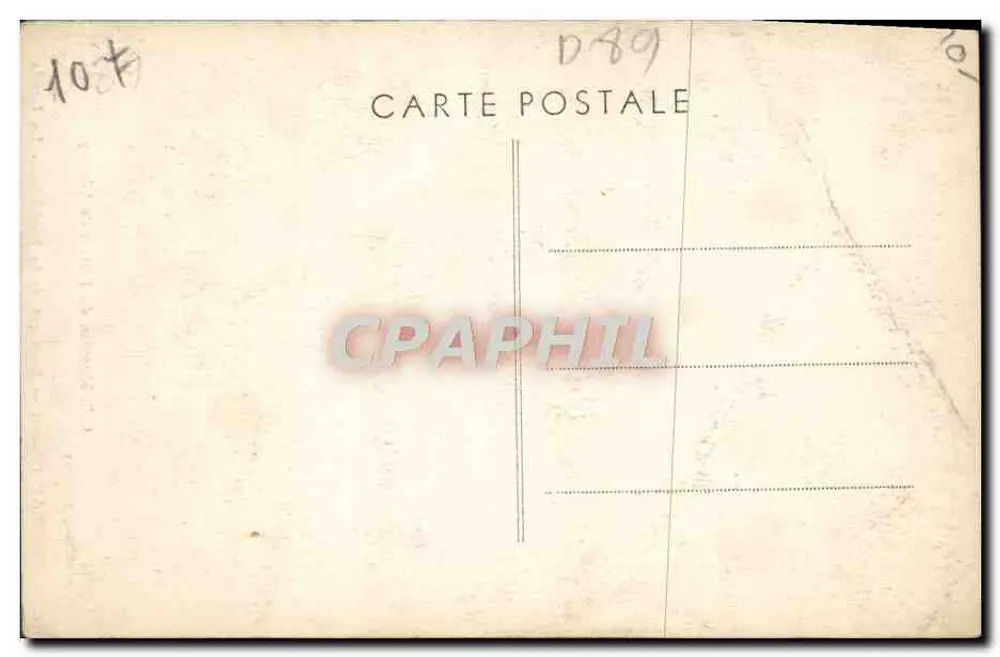 Vézelay (Yonne) — Basiliek van de Heilige Maria Magdalena — De gevel — Coll. Magasin du Pèlerin de Vézelay - Achterkant