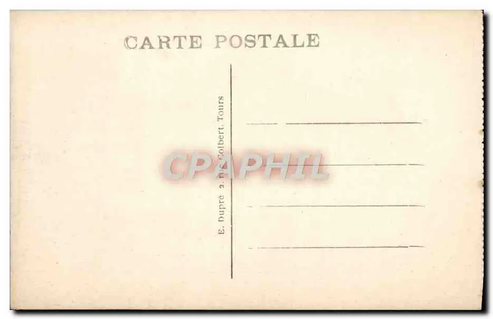 Langeais — O Castelo (século XV) — A.P. - Verso