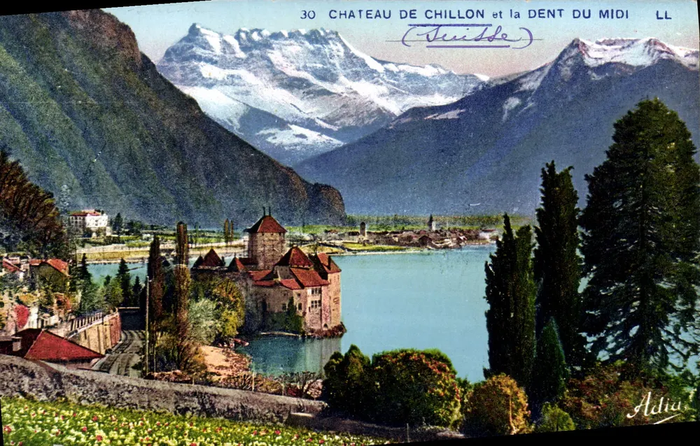 Zamek Chillon i Szczęka Południowa — Adlia, seria 30 - Awers