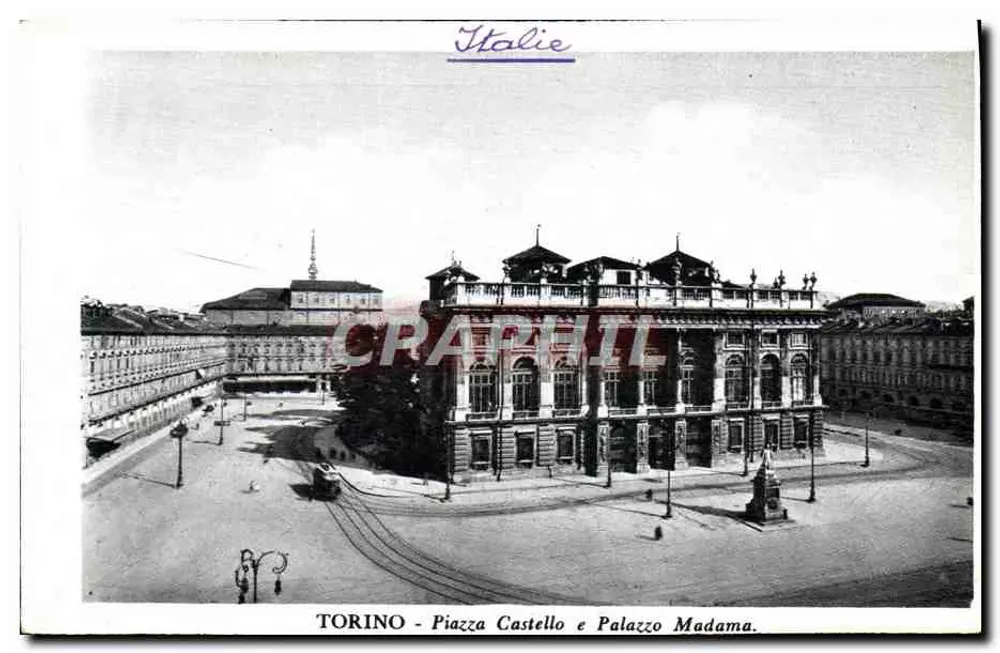 Turim - Piazza Castello e Palazzo Madama — adifot Torino - Frente