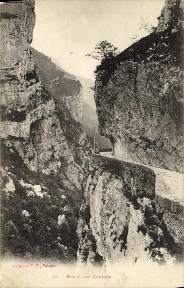 Rota dos Goulets — Valence — Coleção P.P. n°54 - Frente