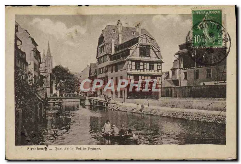 Straßburg — Quai de la Petite-France — Faison d'édition d'Art alsacien - Vorderseite