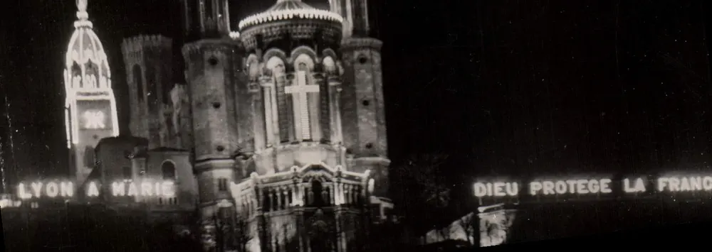 Basílica de Fourvière — Lyon — editor TROLLIET e Fils, n° 92 - Frente