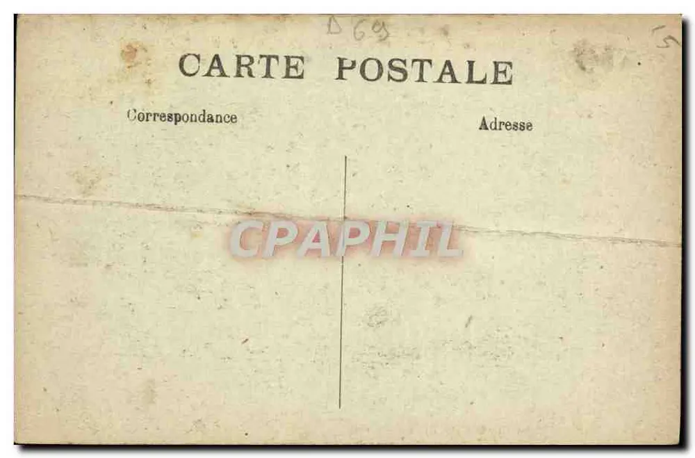 LYON — Vue Générale de Vaise J.R. — éditeur J.R. n°50 - Verso
