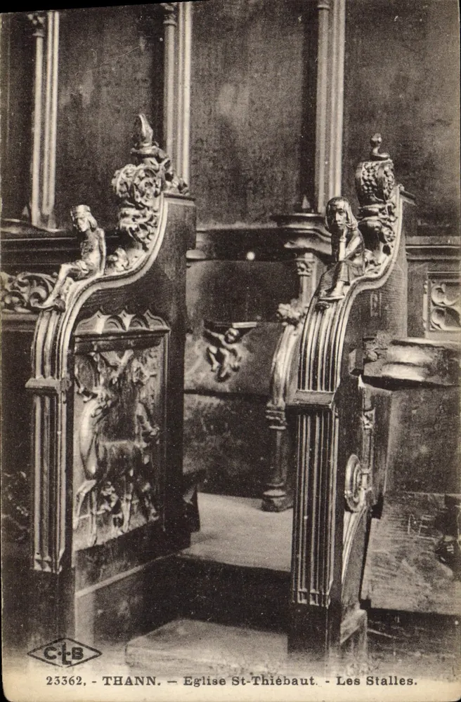 Thann — Chiesa di San Thiébaut — Le Stalle - Recto