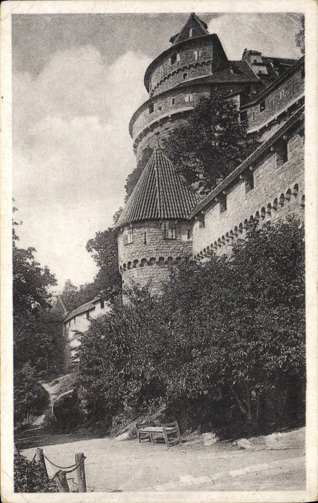 Haut-Kœnigsbourg — Grand Bastion — C° des Arts Photomécaniques Strasbourg-Schiltigheim - Vorderseite
