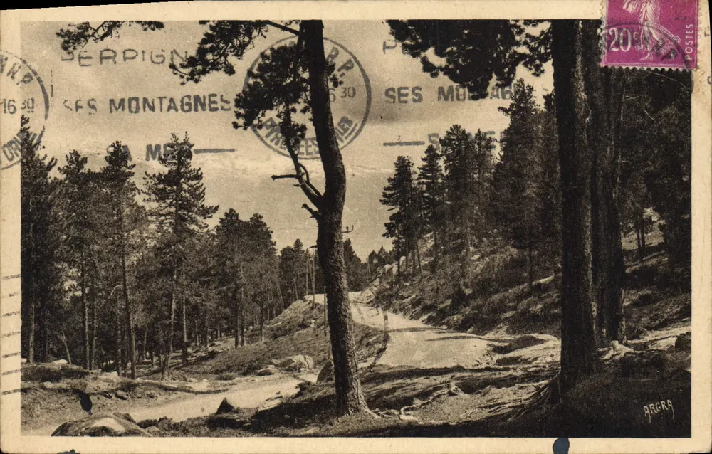 Serpignan — Ses Montagnes — Grafika Artystyczna Toulouse - Awers