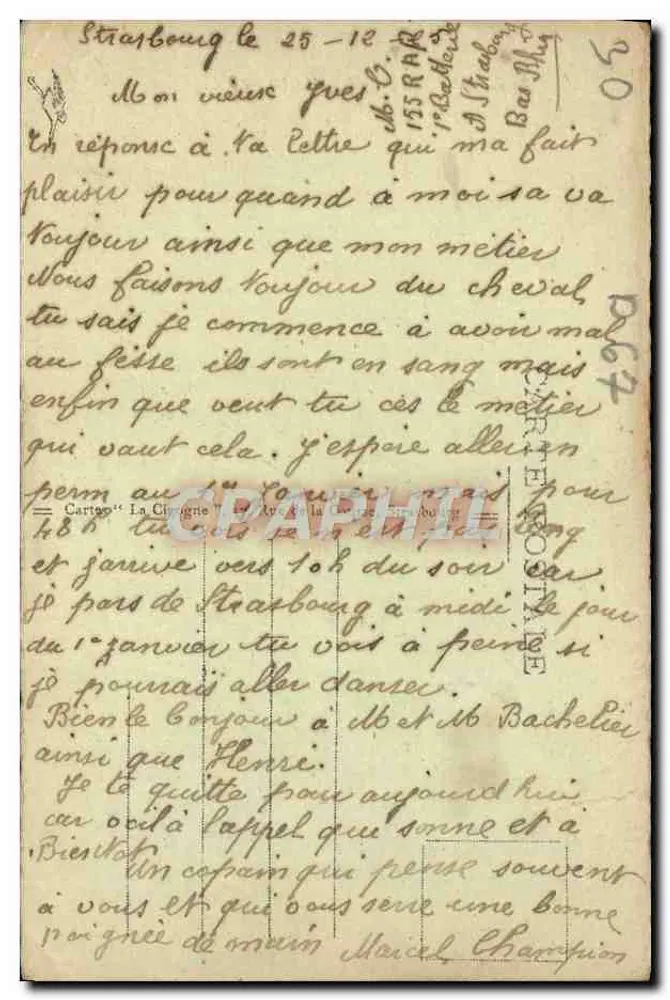 Estrasburgo - Um Ninho de Corujas — n°602 - Verso