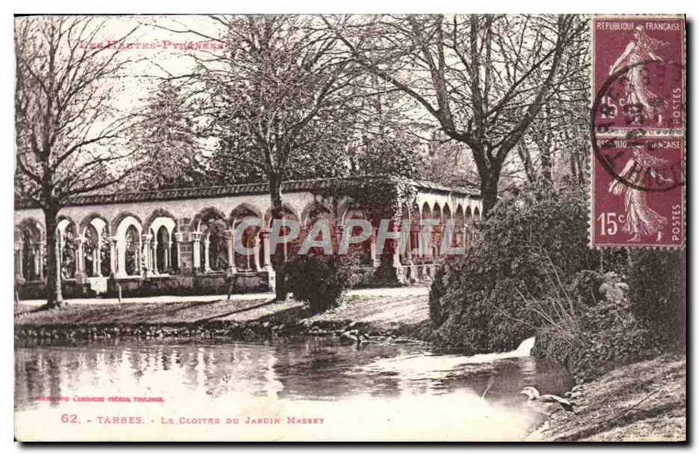 Tarbes - O Claustro do Jardim Massey — Editor L'Archaïque Frémaux, n°62 - Frente