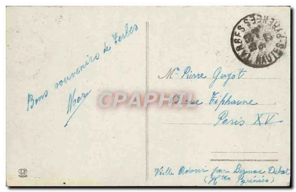 Tarbes - O Claustro do Jardim Massey — Editor L'Archaïque Frémaux, n°62 - Verso