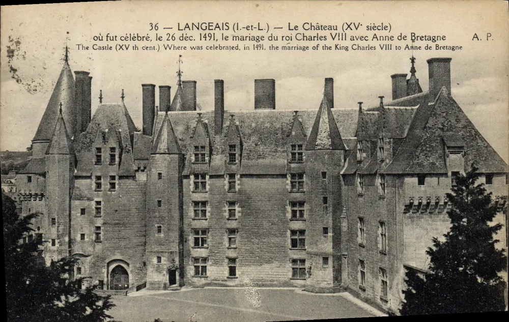 Langeais — O Castelo (século XV) — A.P. n°36 - Frente