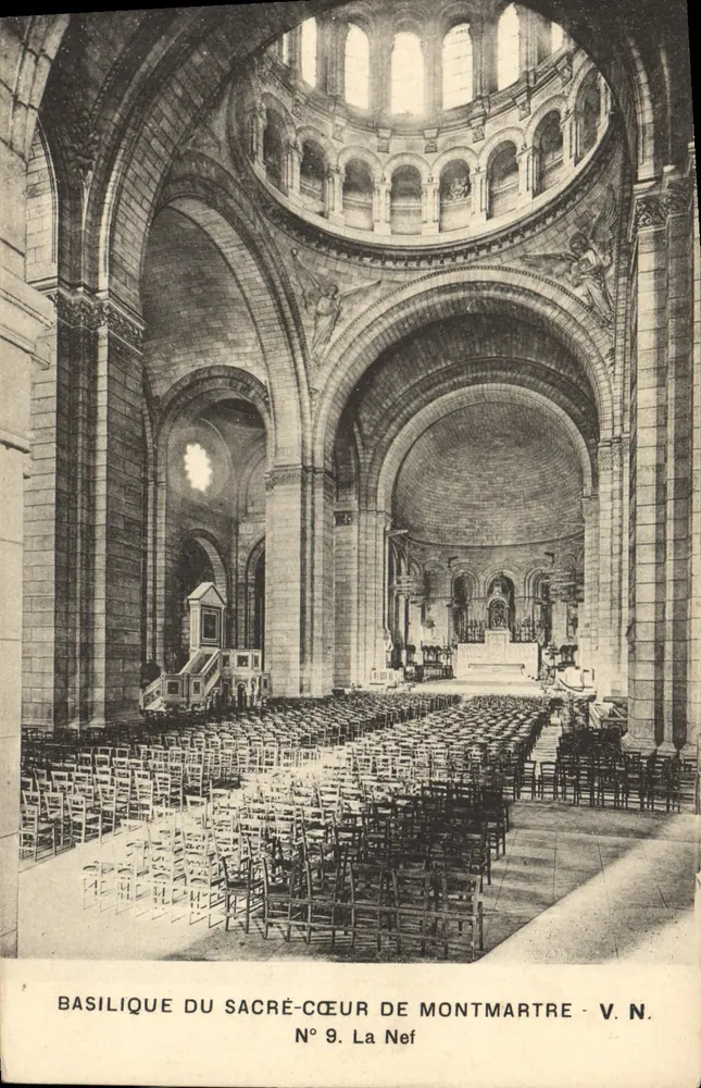 Basilika des Heiligen Herzens von Montmartre — Die Kirche — V.N. N° 9 - Vorderseite