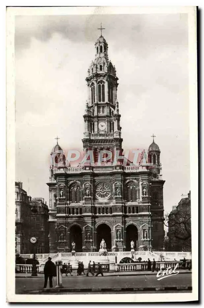 Igreja da Trindade — Paris — Editor Estel, n° 227 - Frente