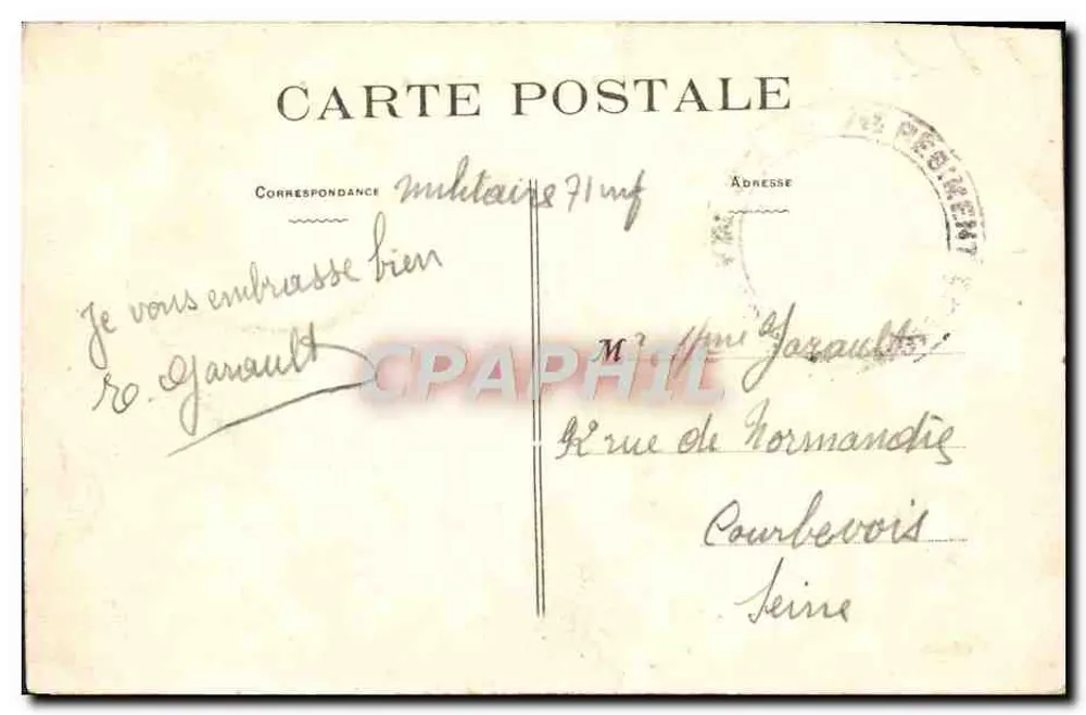 Saint-Brieuc - La Pointe à l'Aigle und l'Anse à la Vierge — Coll. E. Hamonic, St-B - Rückseite