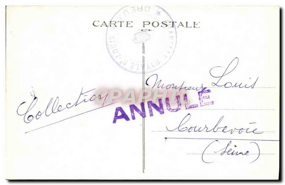 DREUX (E.-et-L.) - Avenue du Parc de la Chapelle Saint Louis — Verlag: L. Romault, DREUX — Seriennummer 68 - Rückseite