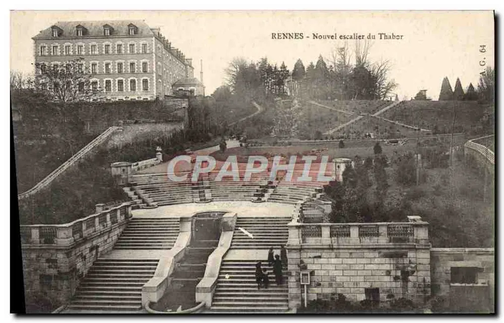 Rennes - Novo degrau do Thabor — editor A.G.C. CH - Frente