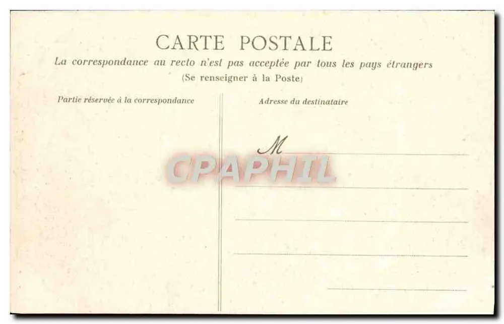 Rennes - Novo degrau do Thabor — editor A.G.C. CH - Verso