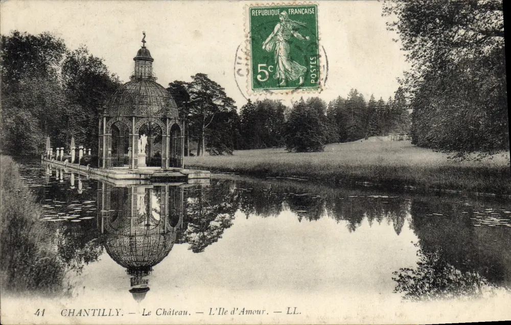 Chantilly — O Castelo — A Ilha do Amor — LL. — N° 41 - Frente