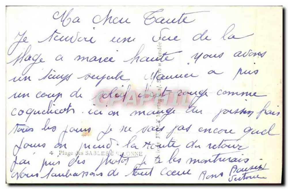 Praia dos Sables d'Olonne — vista da promenade e da margem — editor NERLY - Verso