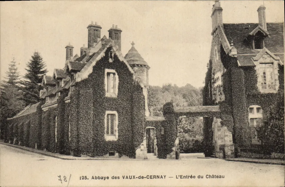 Abtei VAUX-de-CERNAY — Eingang zum Schloss — Lagrange, Rambouillet - Vorderseite