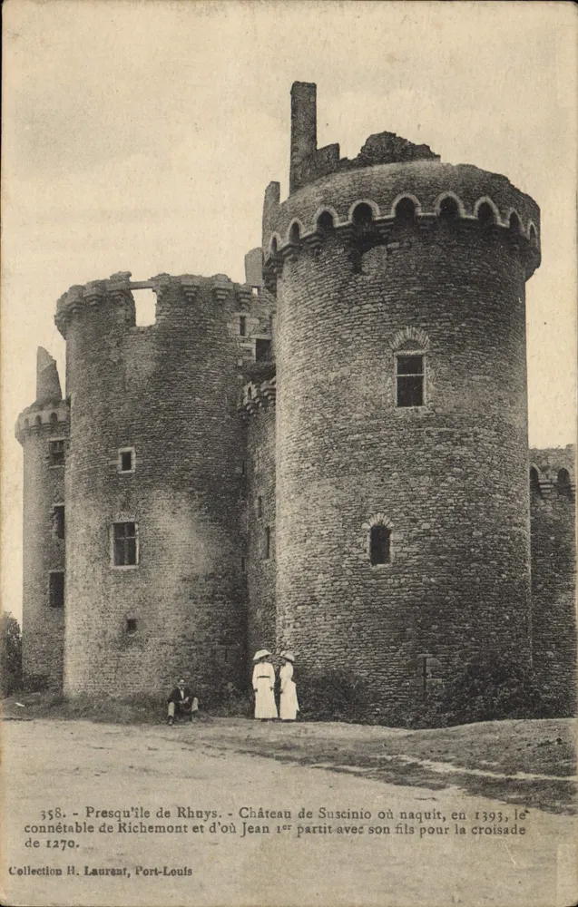 Presqu'île de Rhuys — Schloss Suscinio — Sammlung H. Laurent, Port-Louis - Vorderseite