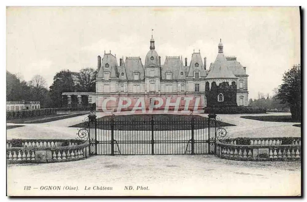 Ognon (Oise) — O Castelo — ND. Fot. n°132 - Frente