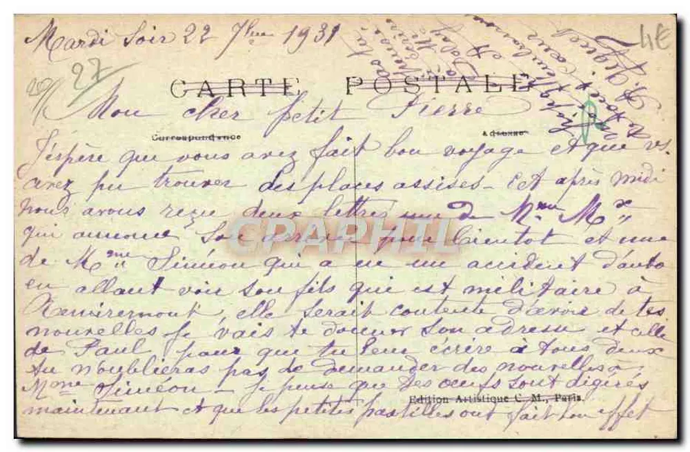 Vernon (Eure) — O Castelo das Torres - Vernonnet - Verso