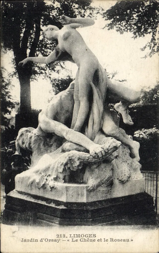 Garten von Orsay — « Der Eiche und das Rohr » — Verlag Limoges, Nr. 213 - Vorderseite