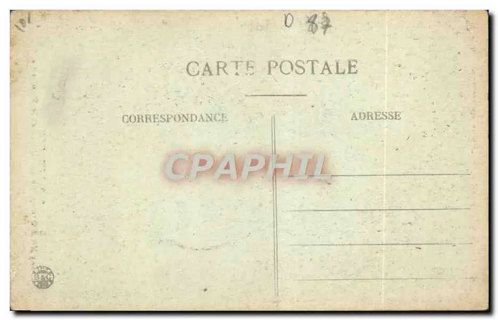 Garten von Orsay — « Der Eiche und das Rohr » — Verlag Limoges, Nr. 213 - Rückseite