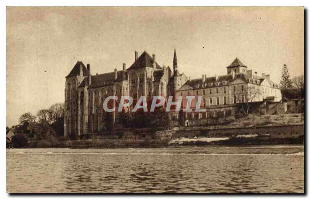 Das Kloster Solesmes — Auf dem Staudamm der Sarthe — Ausgabe der « Freunde von Solesmes » - Vorderseite