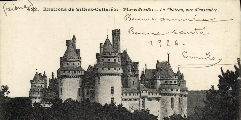 Château de Pierrefonds — Übersicht — Caisne, Nr. 422 - Vorderseite