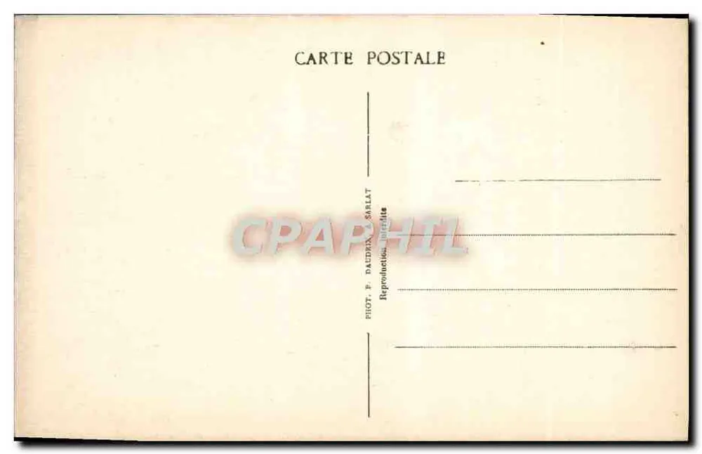 Der Bergfried des Schlosses Beynac (im Sarladais) — P.D.S. La Dordogne Pittoresque - Rückseite