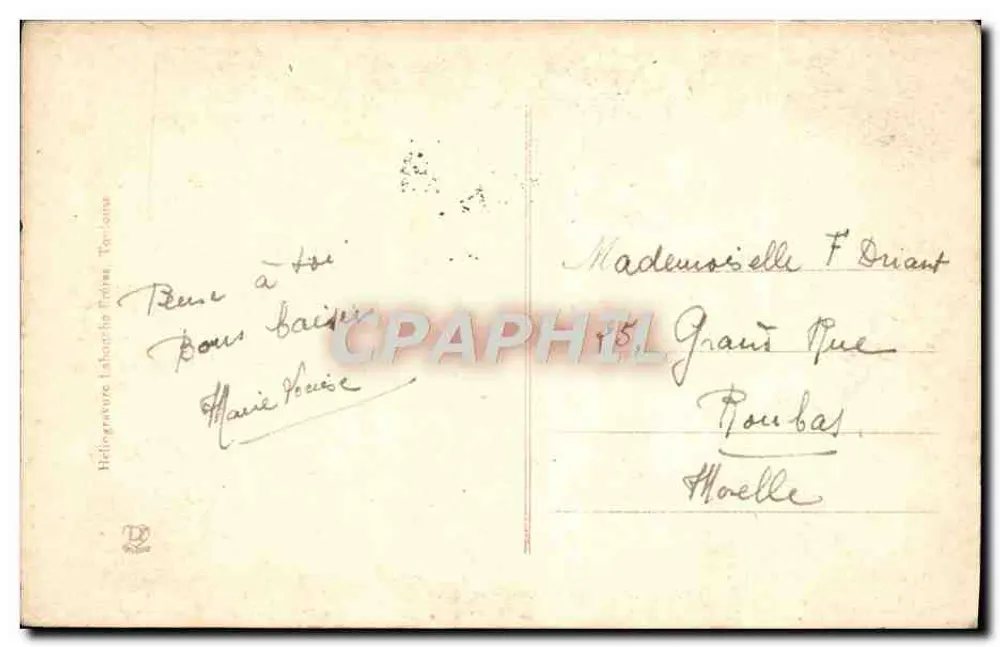 Pau - Schloss Henri IV - Die Cour d'Honneur — Héloïse Lahaie, Toulouse, n°421 - Rückseite