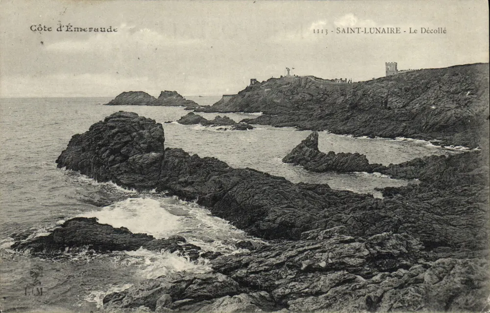 Côte d'Émeraude — Saint-Lunaire - Le Décollé — H. Le Maillot, n°1113 - Frente