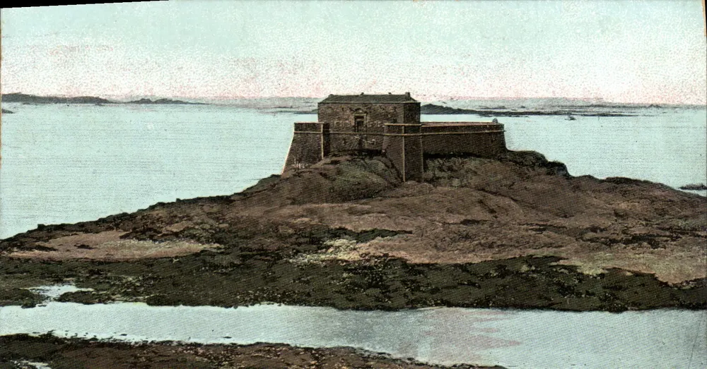 Forte da Ilha da Jumenta — vista panorâmica — editor não identificado - Frente