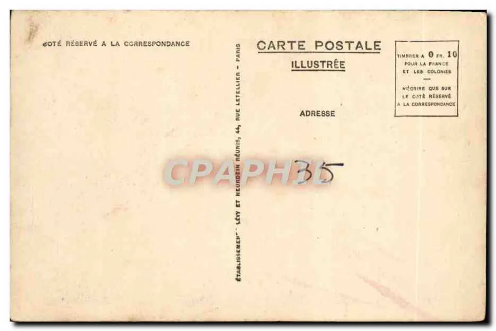SAINT-MALO - A Grande Rue — A principal Street — Edit. Galeries Modernes LL n°60 - Verso