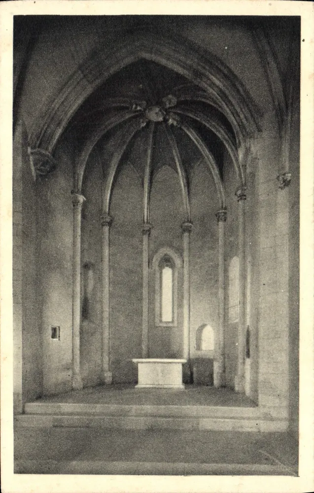 Château de Tarascon — La Grande Chapelle inférieure — Verleger Mr Alexandre-Henri G. Palais, Paris - Vorderseite