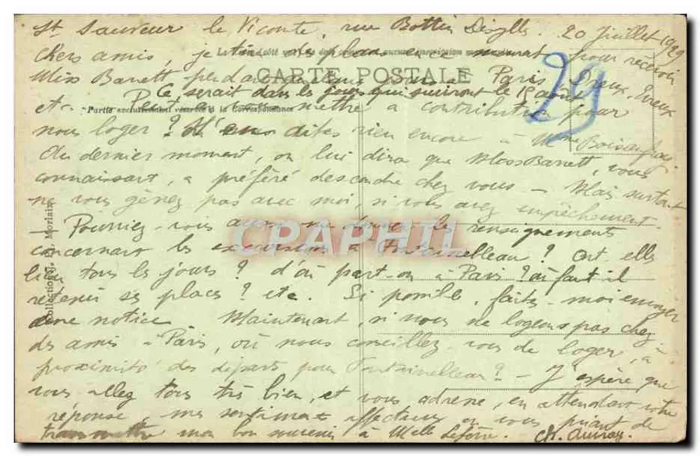 St-POL-de-LÉON (Finistère) — Interior da Basílica — o Coro — editor não identificado, n° 17 - Verso