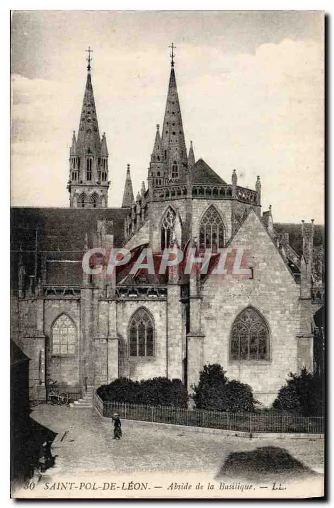 Saint-Pol-de-Léon — Abside da Basílica — LL. n°30 - Frente