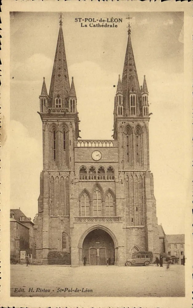 ST-POL-de-LÉON — A Catedral — Edit. H. Pirtlou - Frente