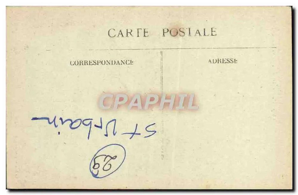 St-URBAIN, in der Nähe von Landerneau — Kapelle Notre-Dame de Trévarn (16. Jahrhundert) — Verlag nicht sichtbar - Rückseite