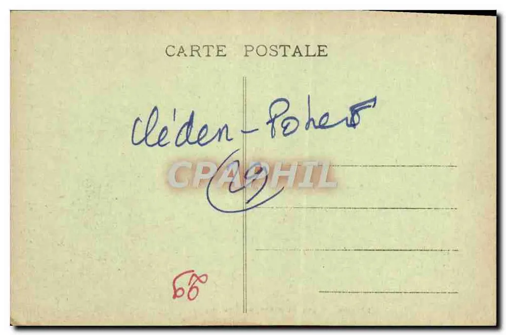 Calvary von Cléden-Poher — Verlag E. Hamont, Nr. 3404 - Rückseite