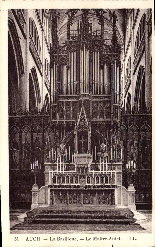 Auch — A Basílica — O Maître-Autel — I.L. - Frente