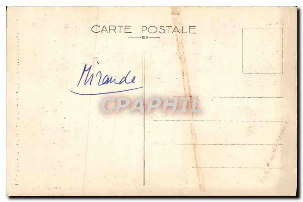 Mirande (Gers) — Innenansicht der Kirche — Der Altar der Jungfrau — Verlag Pancot, Mirande - Rückseite